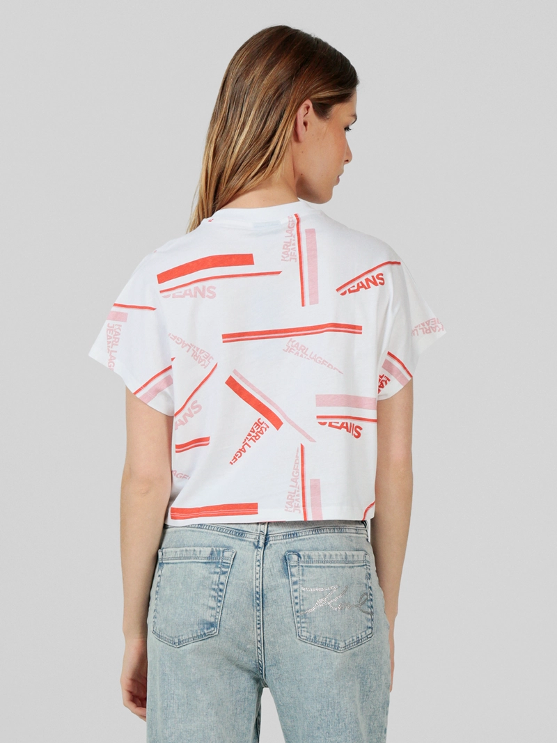 POLERA CROPPED CON ESTAMPADO GRAFICO - 3