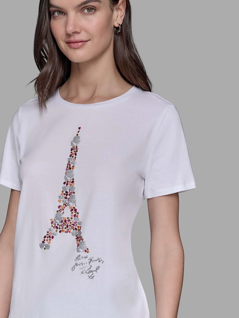 POLERA CON ESTAMPADO DE LA TORRE EIFFEL - 5
