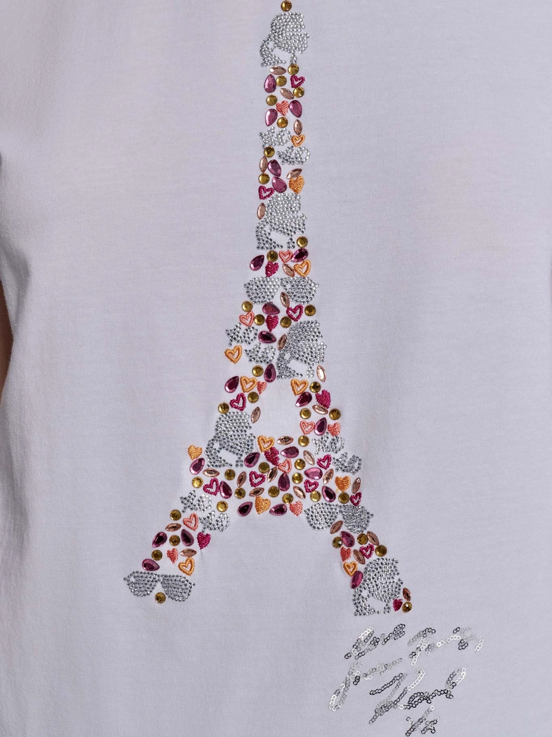 POLERA CON ESTAMPADO DE LA TORRE EIFFEL - 6