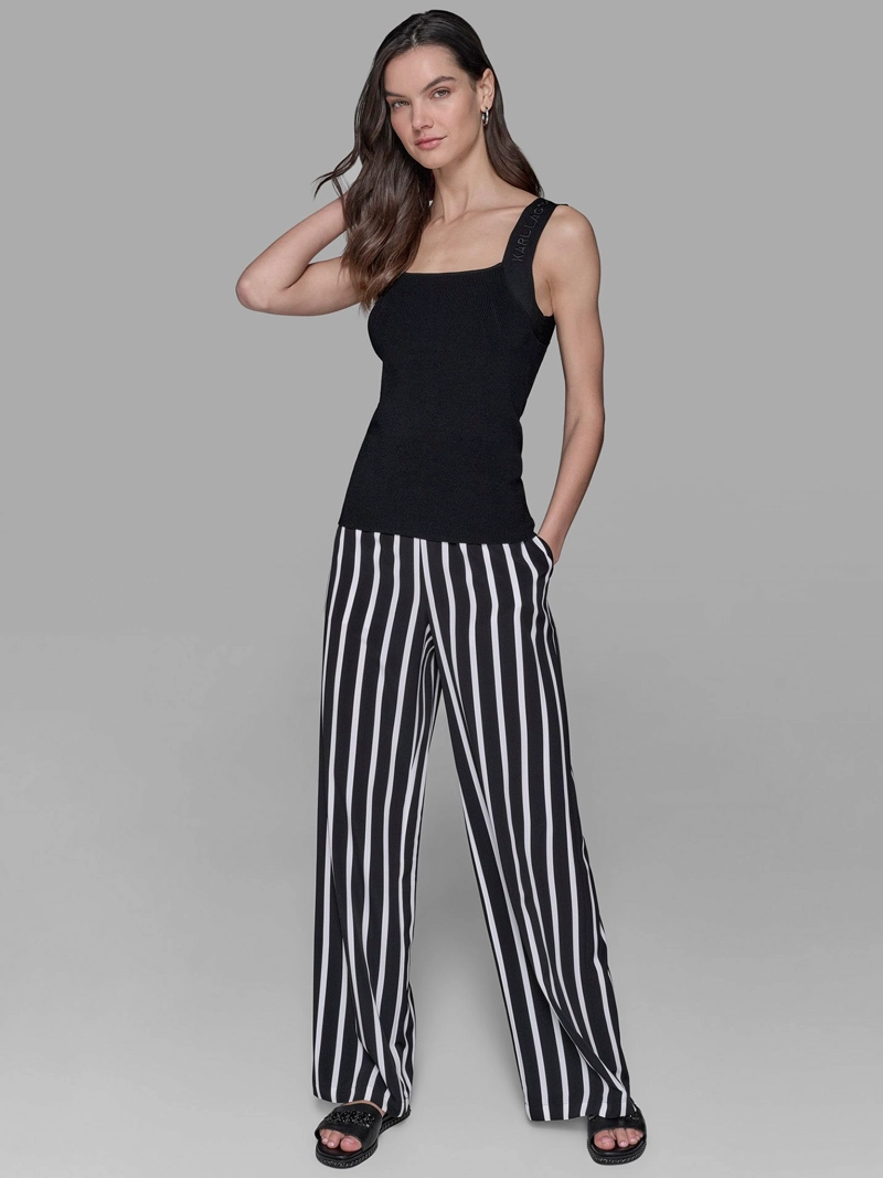 SWEATER TOP SIN MANGAS DE TEJIDO DE PUNTO - 2