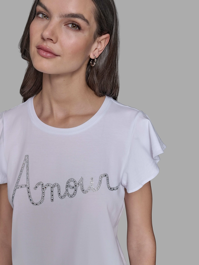 POLERA CON ESTAMPADO GRAFICO AMOUR - 5