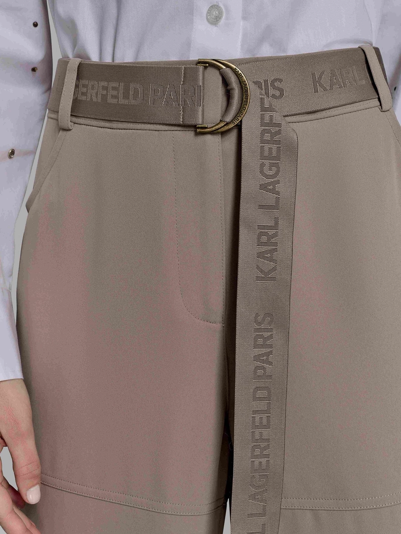 PANTALON CARGO CON CINTURON INCORPORADO - 5