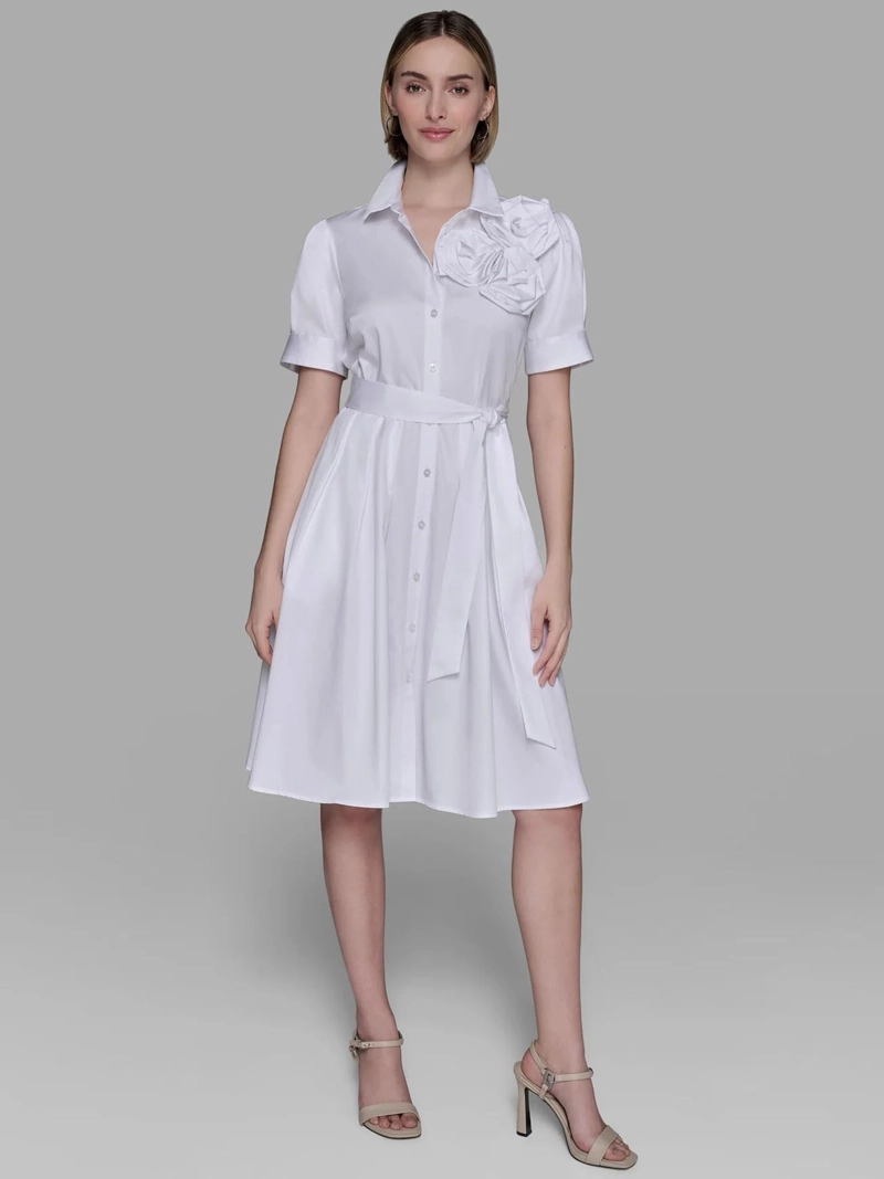VESTIDO CAMISERO FLORAL - 1