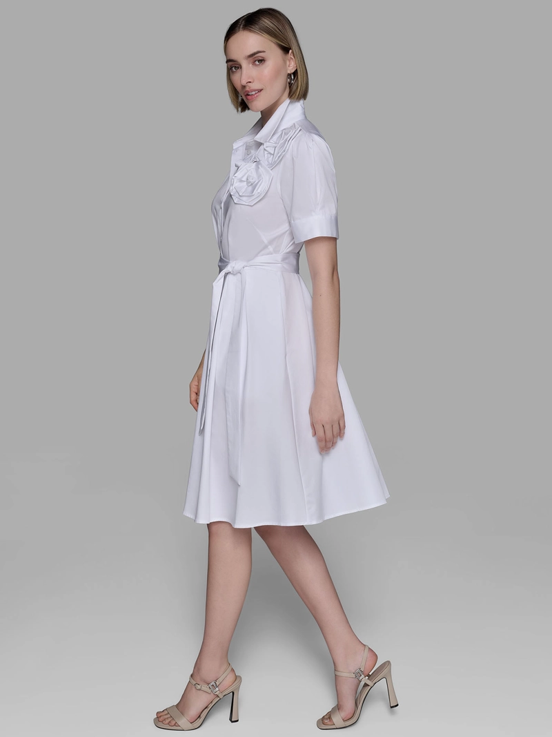 VESTIDO CAMISERO FLORAL - 5