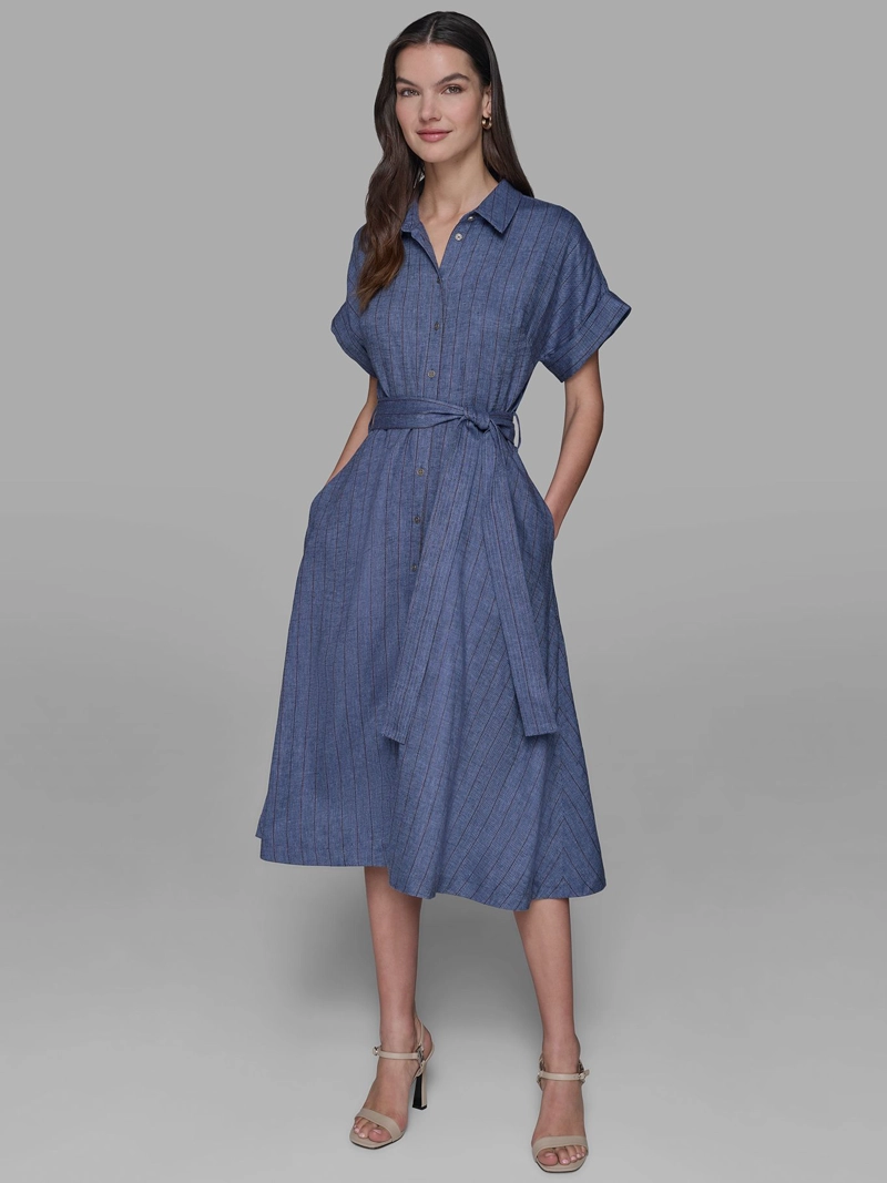 VESTIDO CAMISERO DE LINO - 1