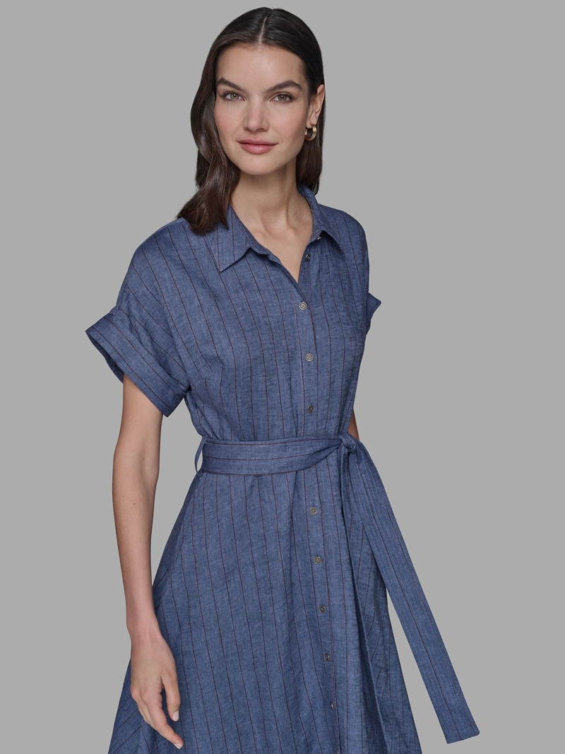 VESTIDO CAMISERO DE LINO - 3