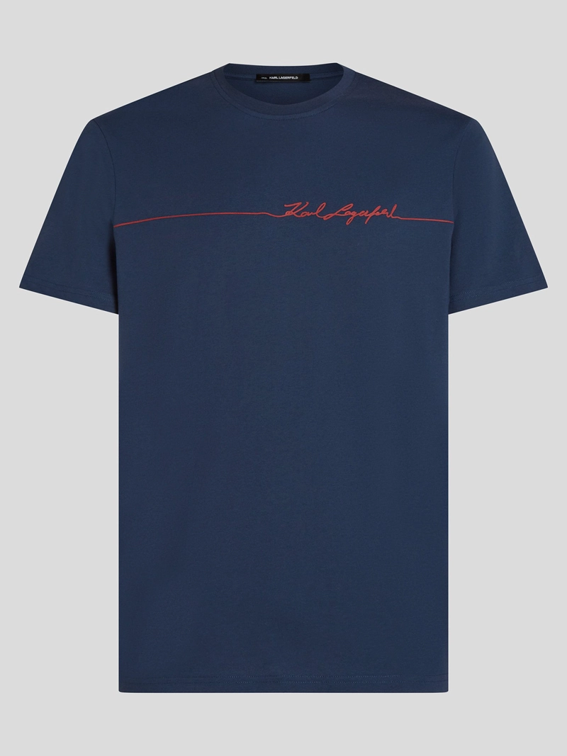 POLERA CON ESTAMPADO GRAFICO - SIGNATURE LINE - 1