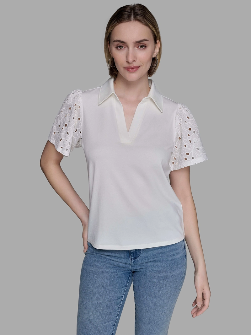 CAMISA CON MANGAS CALADAS - 2