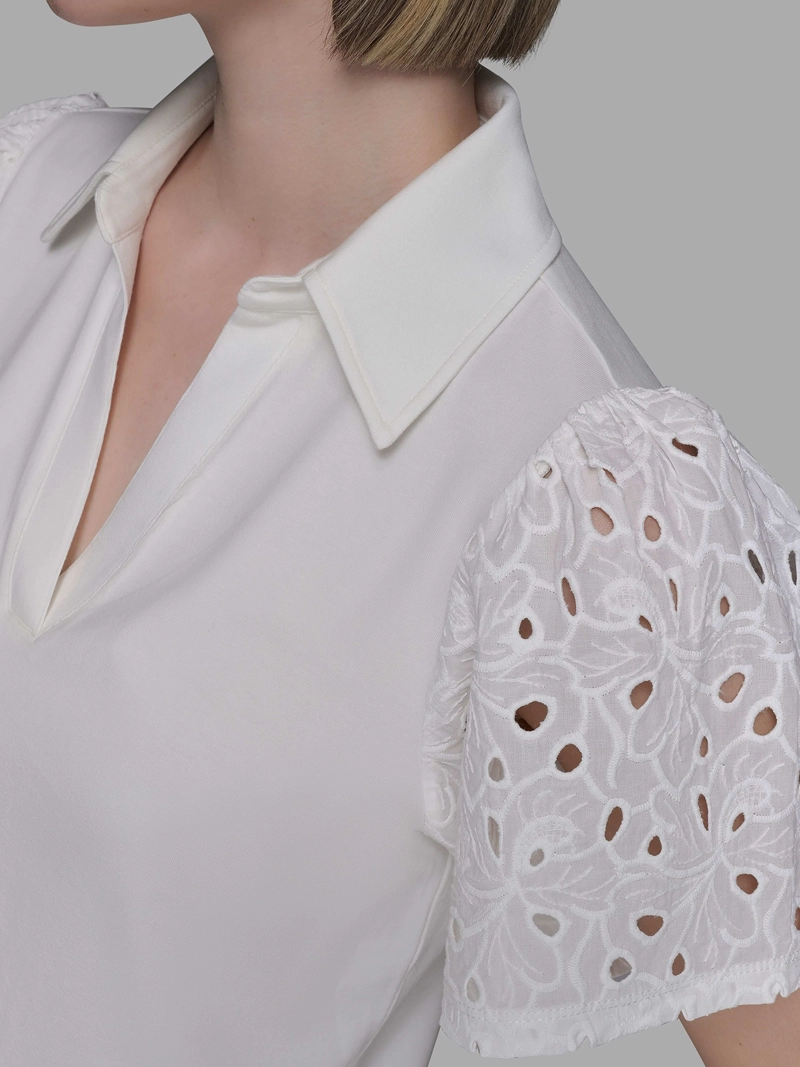 CAMISA CON MANGAS CALADAS - 5