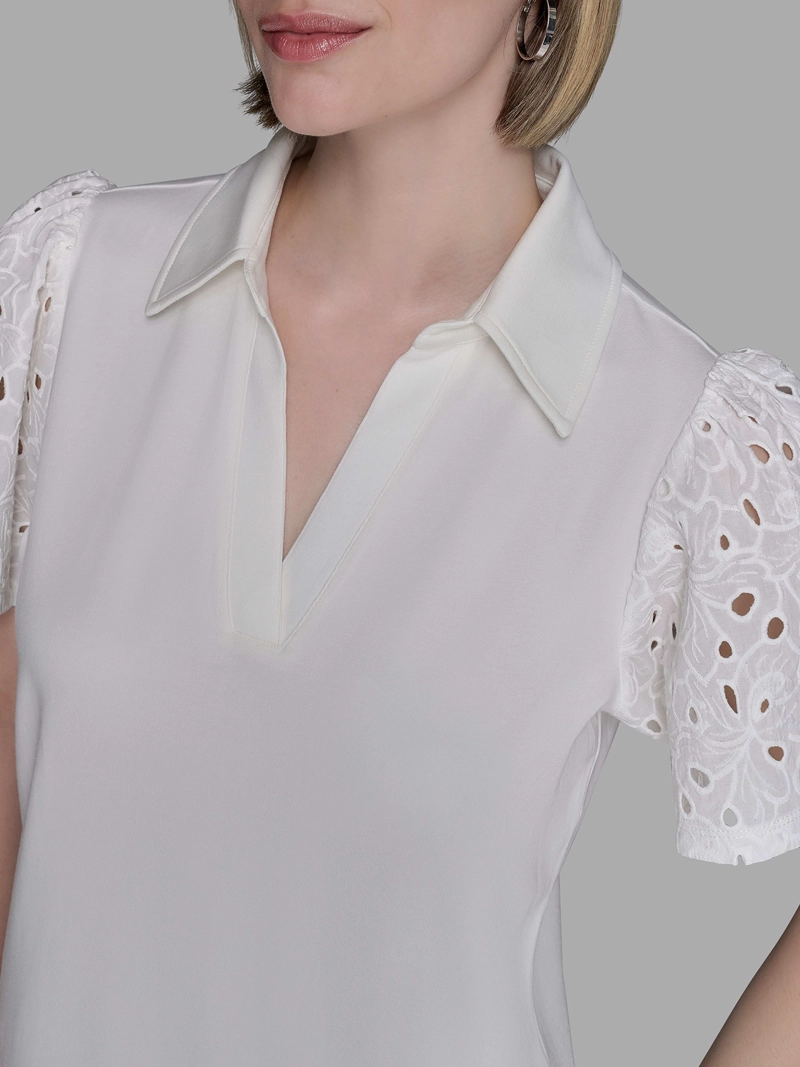 CAMISA CON MANGAS CALADAS - 6