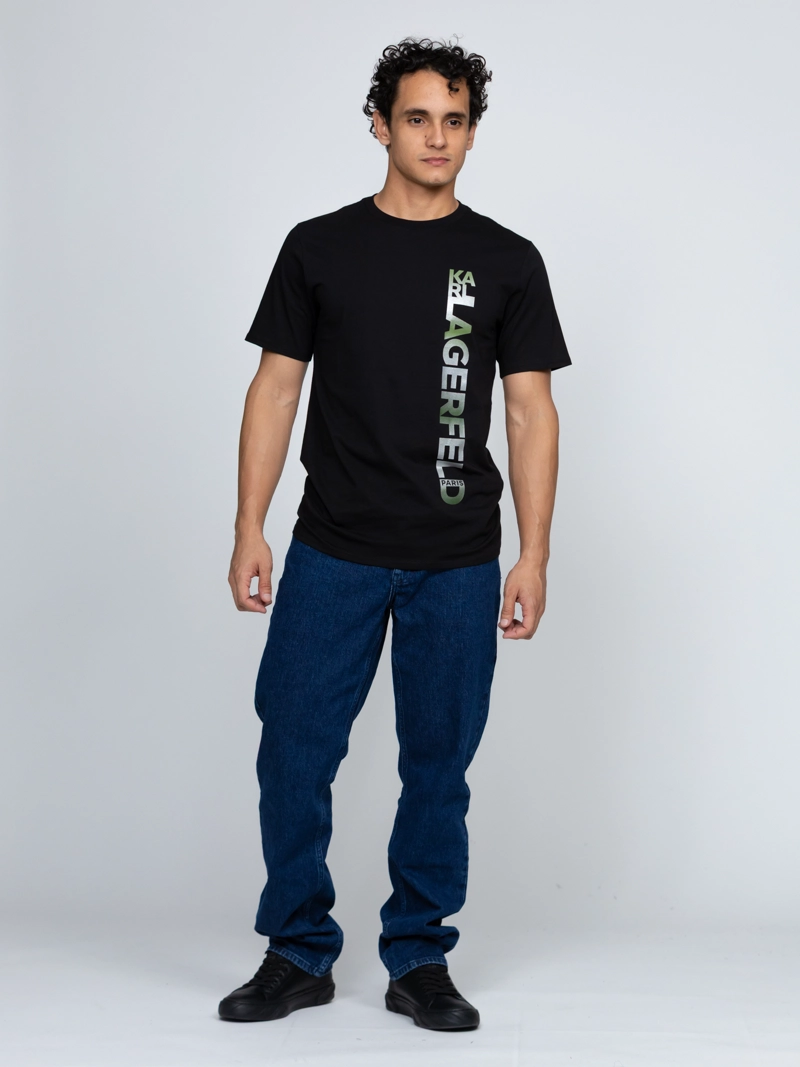 POLERA CON LOGO DE EFECTO METALICO - 4