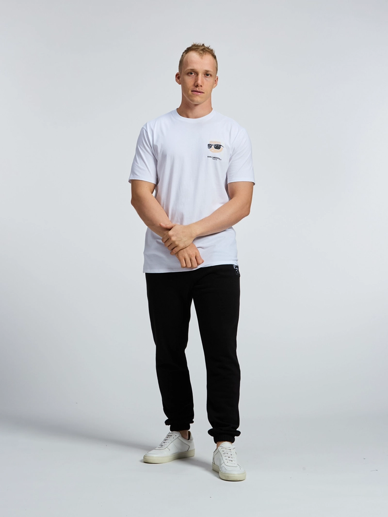 POLERA CON GRAFICO DE KARL CON EFECTO DESGASTADO - 3