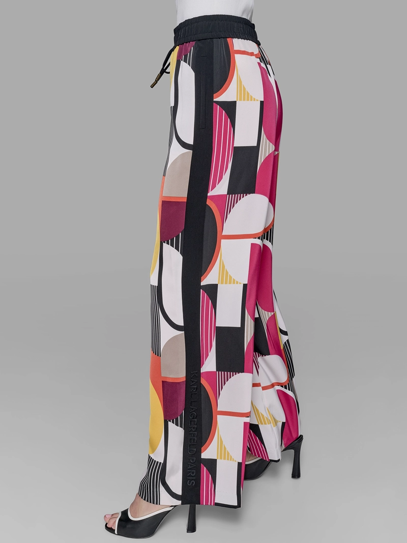 PANTALON ESTAMPADO CON CINTURA ELASTICA - 4