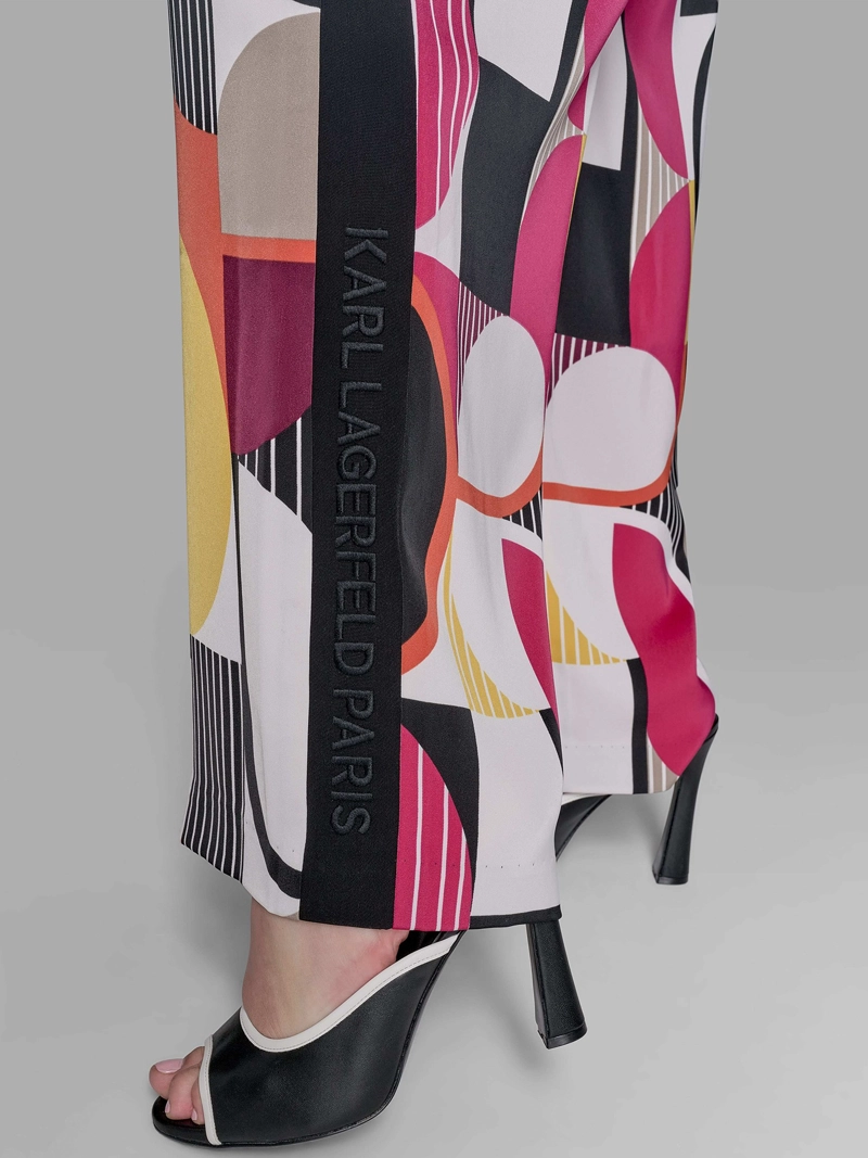 PANTALON ESTAMPADO CON CINTURA ELASTICA - 7