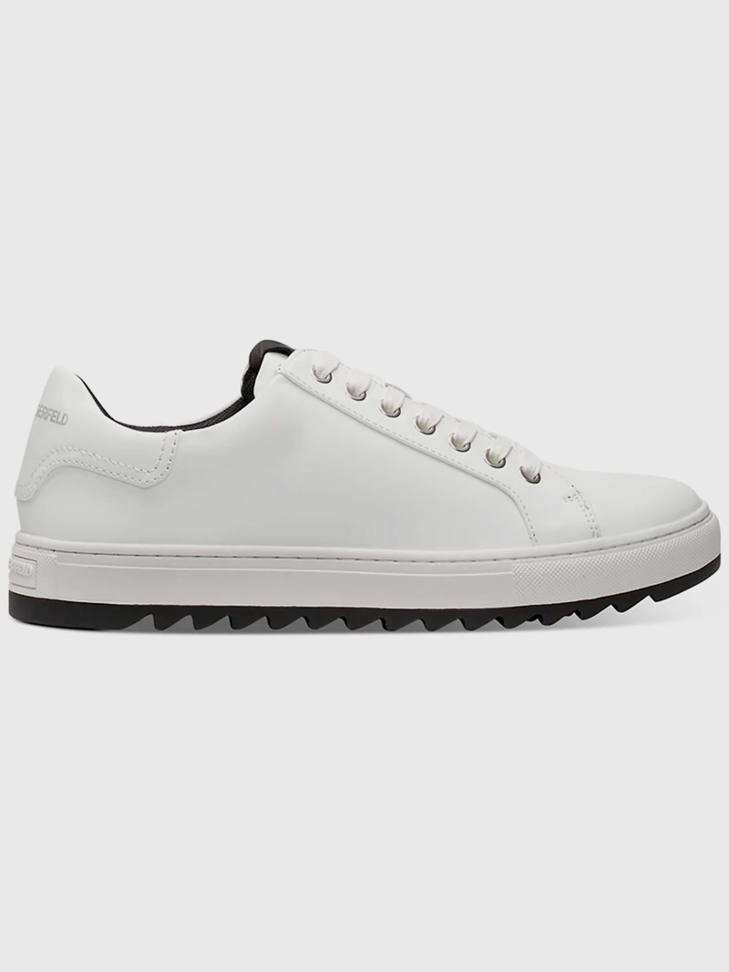 ZAPATILLAS DE CUERO CON SUELA DENTADA ESTILO URBANO - 2