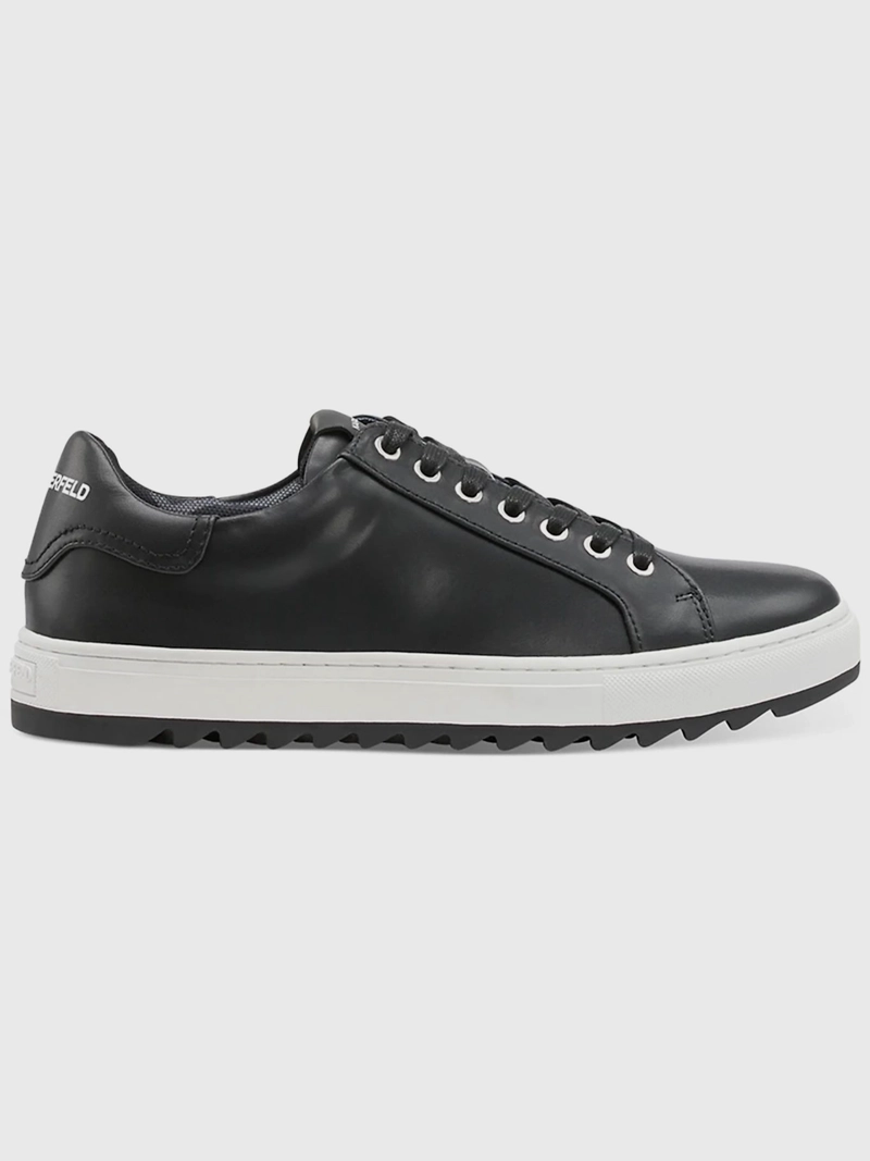 ZAPATILLAS DE CUERO CON SUELA DENTADA ESTILO URBANO - 2