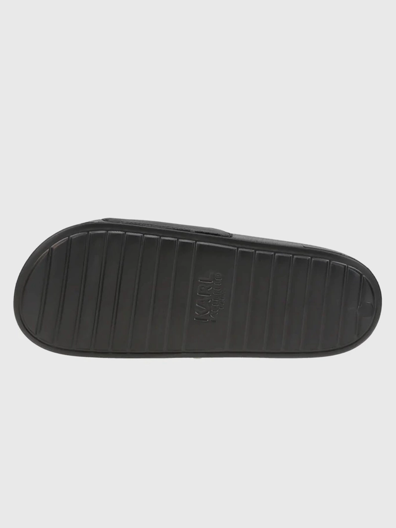 SANDALIAS NEGRAS CON DISEÑO GRAFICO IKON - 4