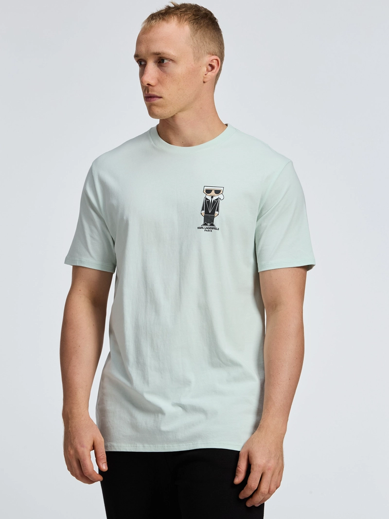 POLERA CON PEQUEÑO ESTAMPADO DE KARL - 1