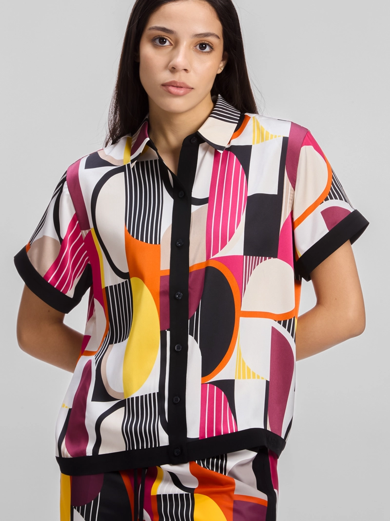 CAMISA DE MANGA CORTA CON ESTAMPADO - 4