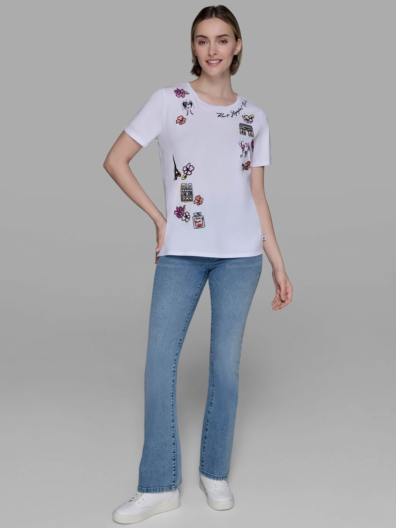 POLERA CON BORDADOS GRAFICOS - 2