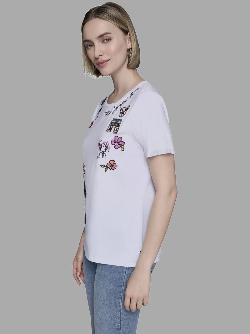 POLERA CON BORDADOS GRAFICOS - 4