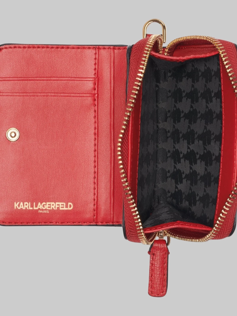 BILLETERA CON MONEDERO Y PINES METALICOS DE KARL - 4