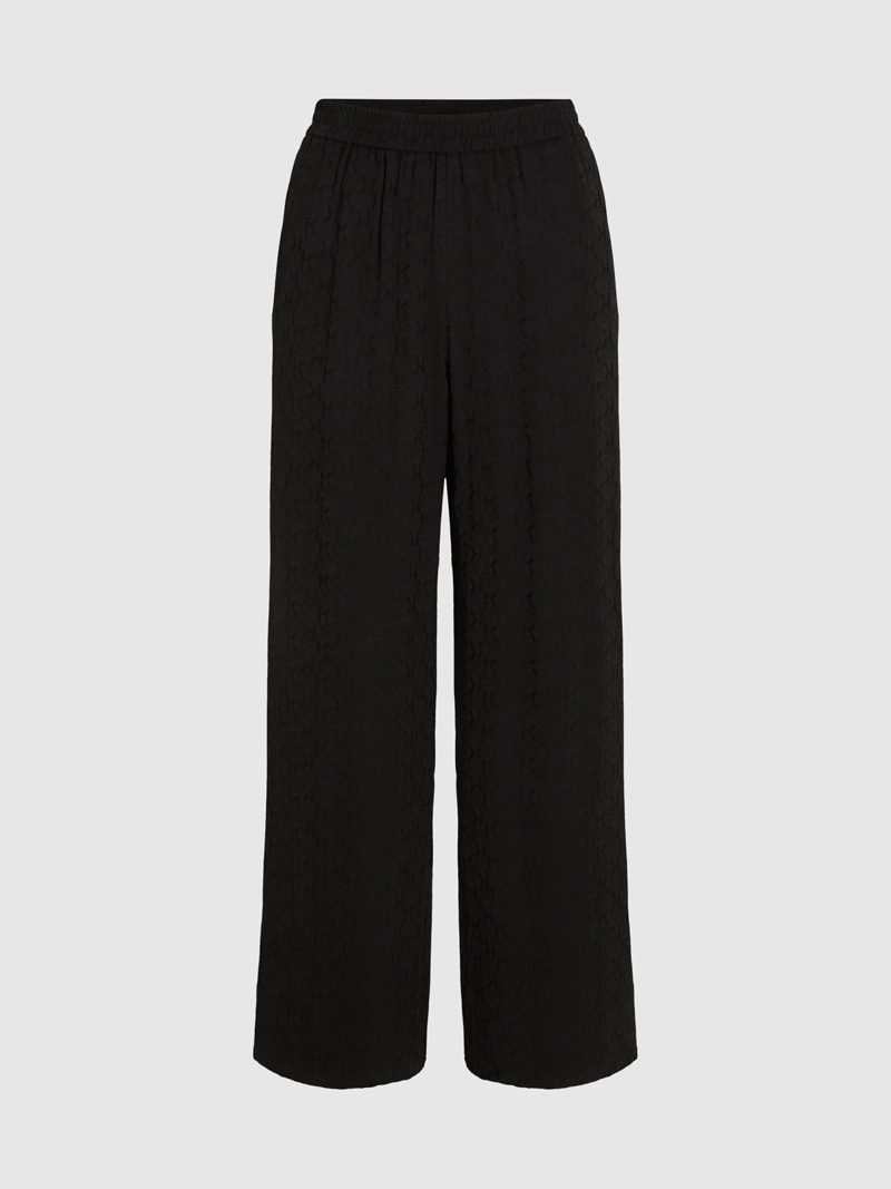 PANTALON CON LOGO DE KARL TEJIDO EN JACQUARD - 1