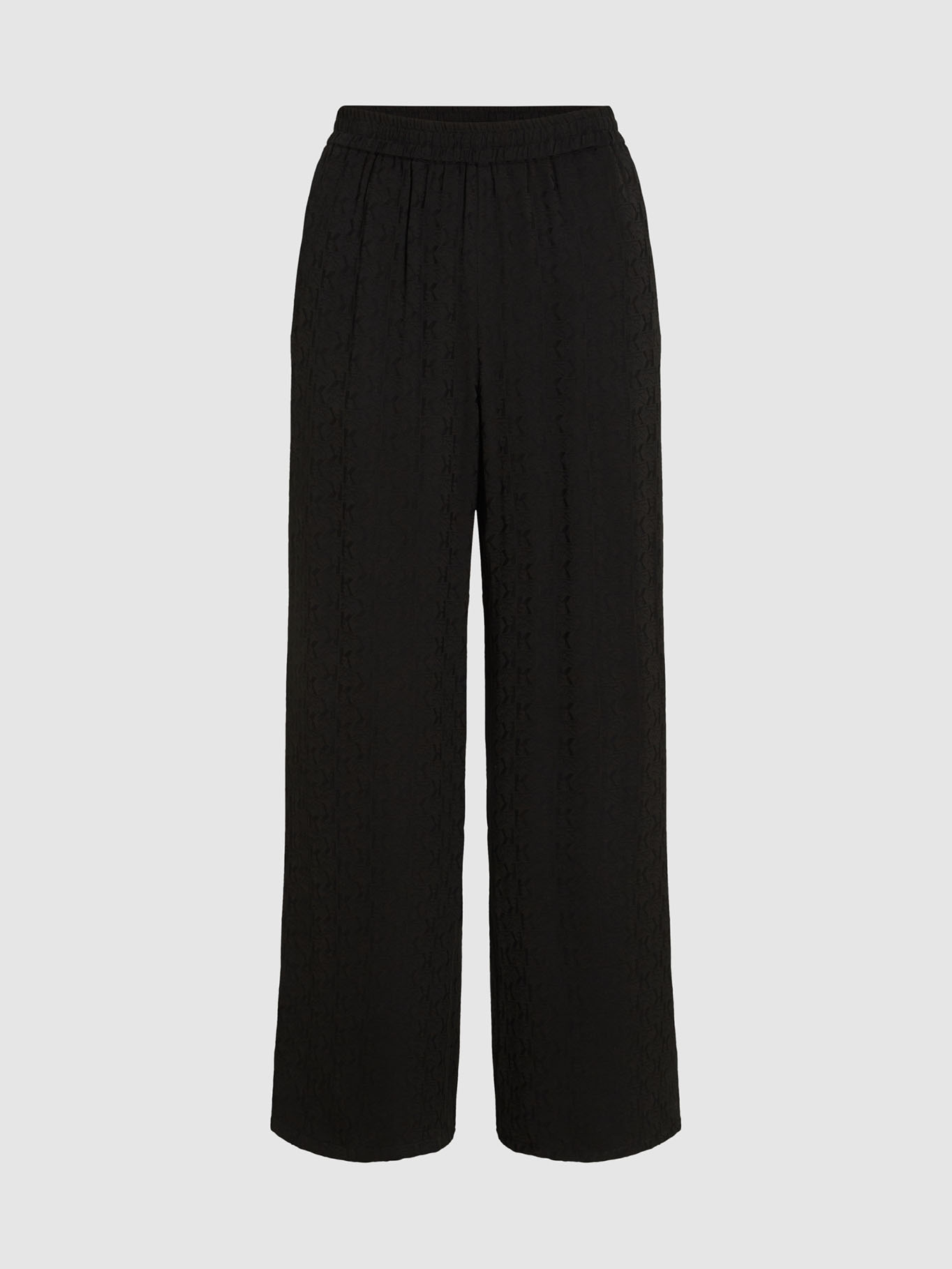 PANTALON CON LOGO DE KARL TEJIDO EN JACQUARD - 1