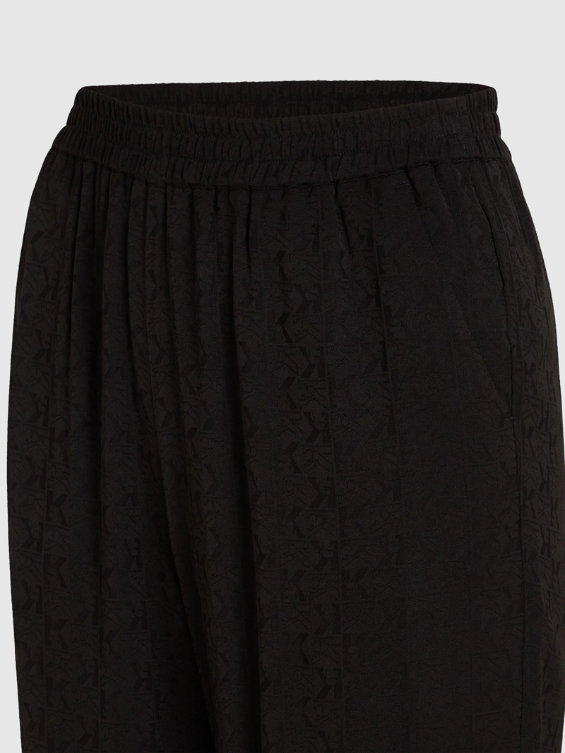 PANTALON CON LOGO DE KARL TEJIDO EN JACQUARD - 3