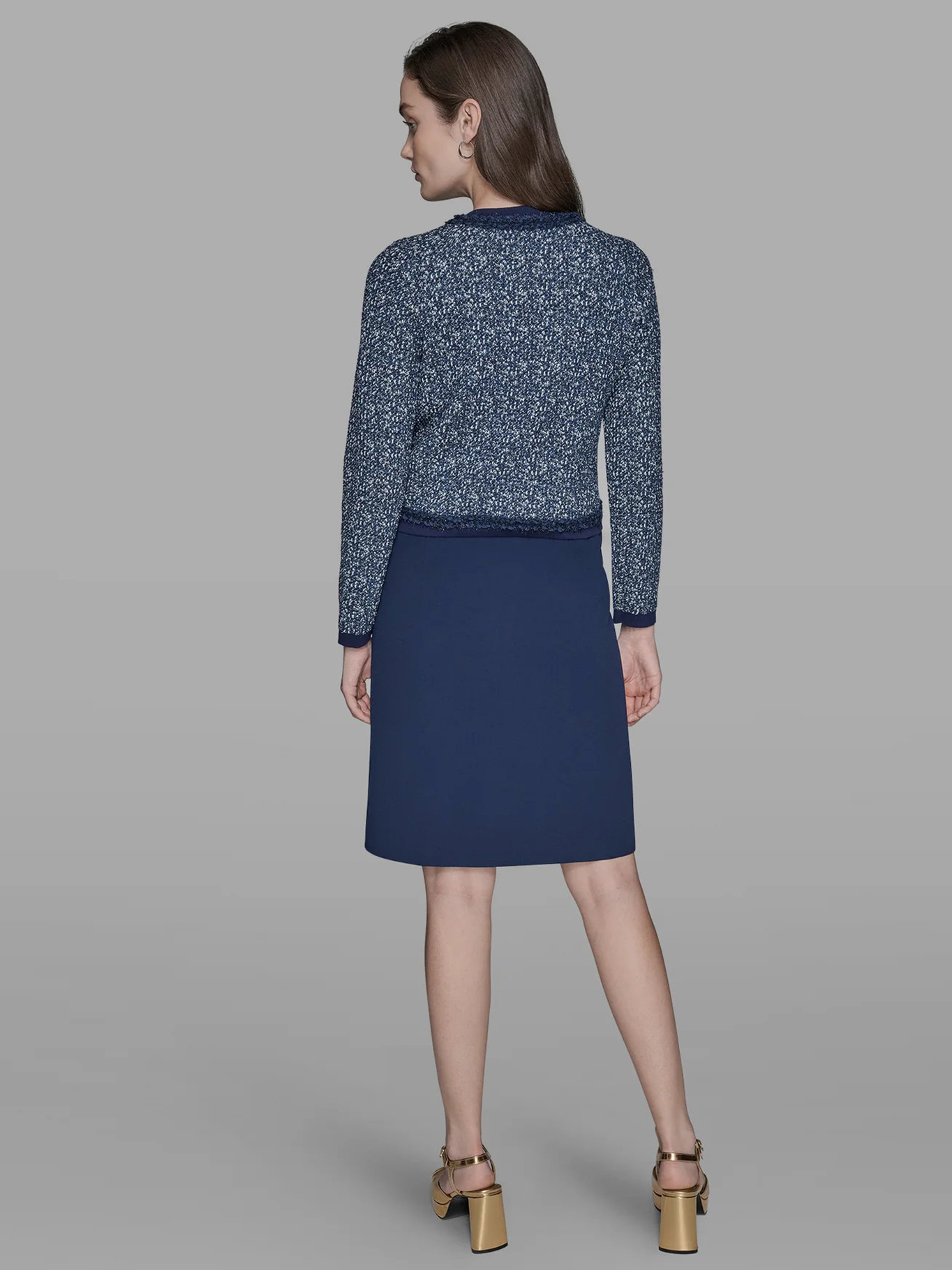 SWEATER TIPO CHAQUETA CON CIERRE DE BOTONES - 3