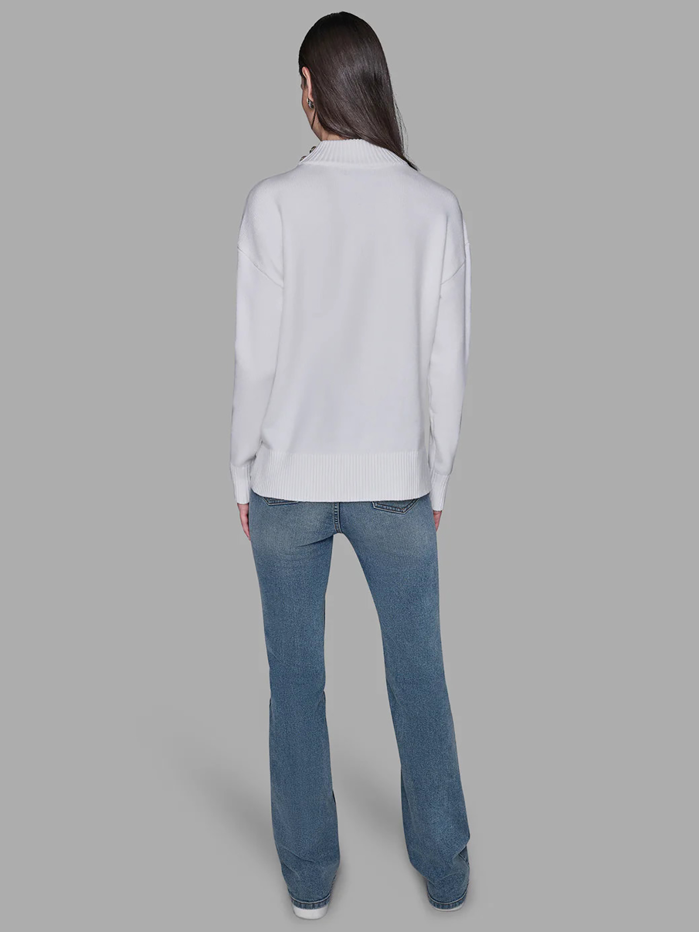 SWEATER CUELLO ALTO CON PARCHES DISTINTIVOS DE KARL LAGERFELD - 3