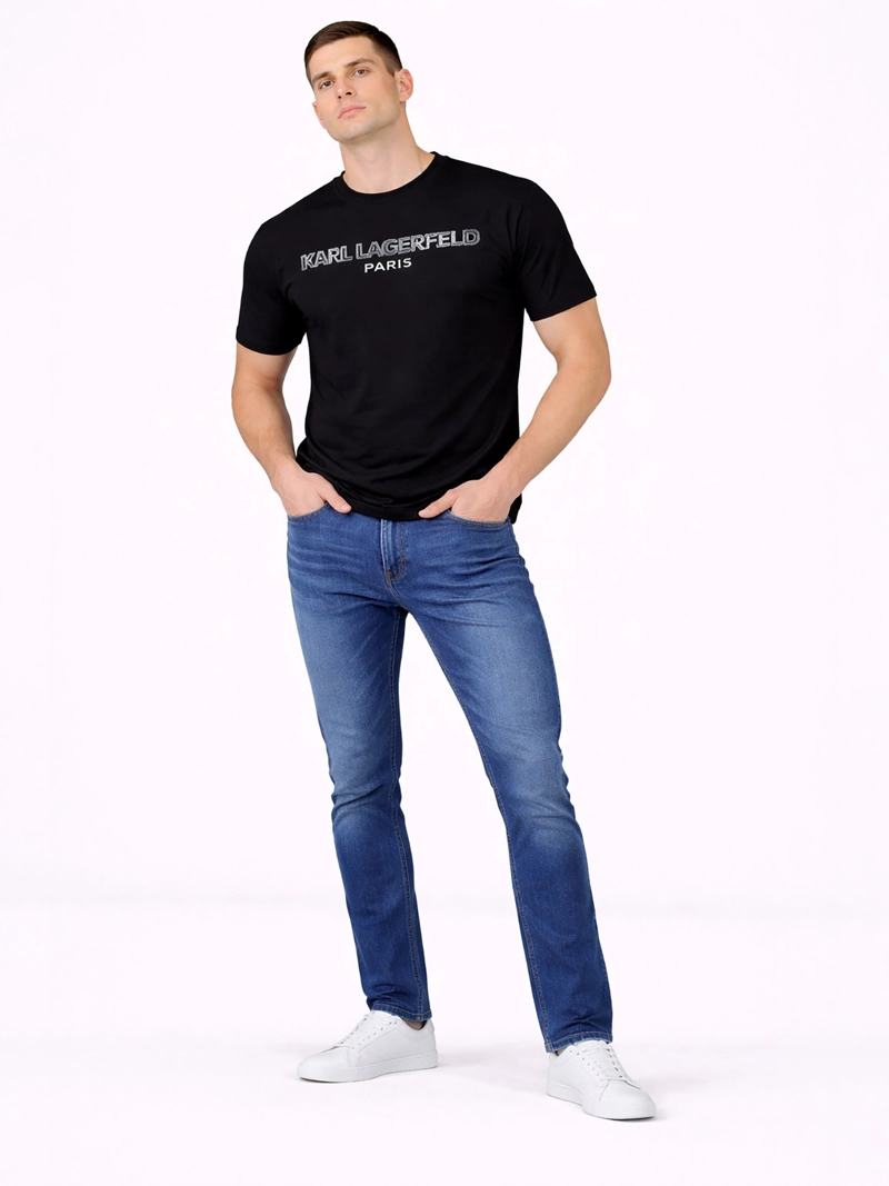 POLERA CON LOGO ESTAMPADO DOBLE 30S - 2