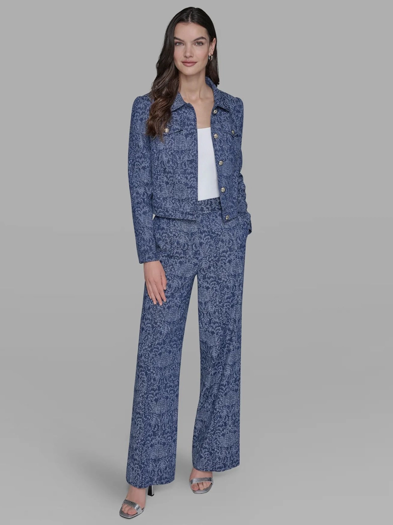 CHAQUETA CROPPED DENIM - 2