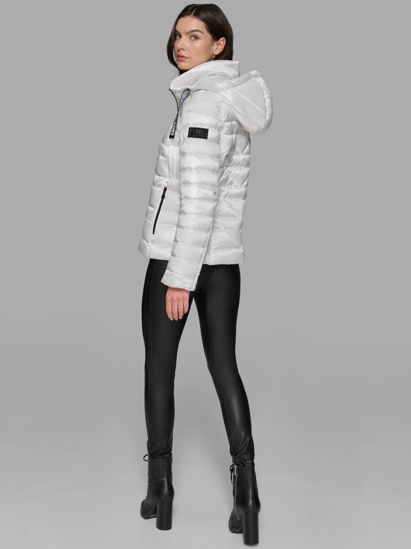 CHAQUETA LIGERA ACOLCHADA CON GORRO AJUSTABLE - 3