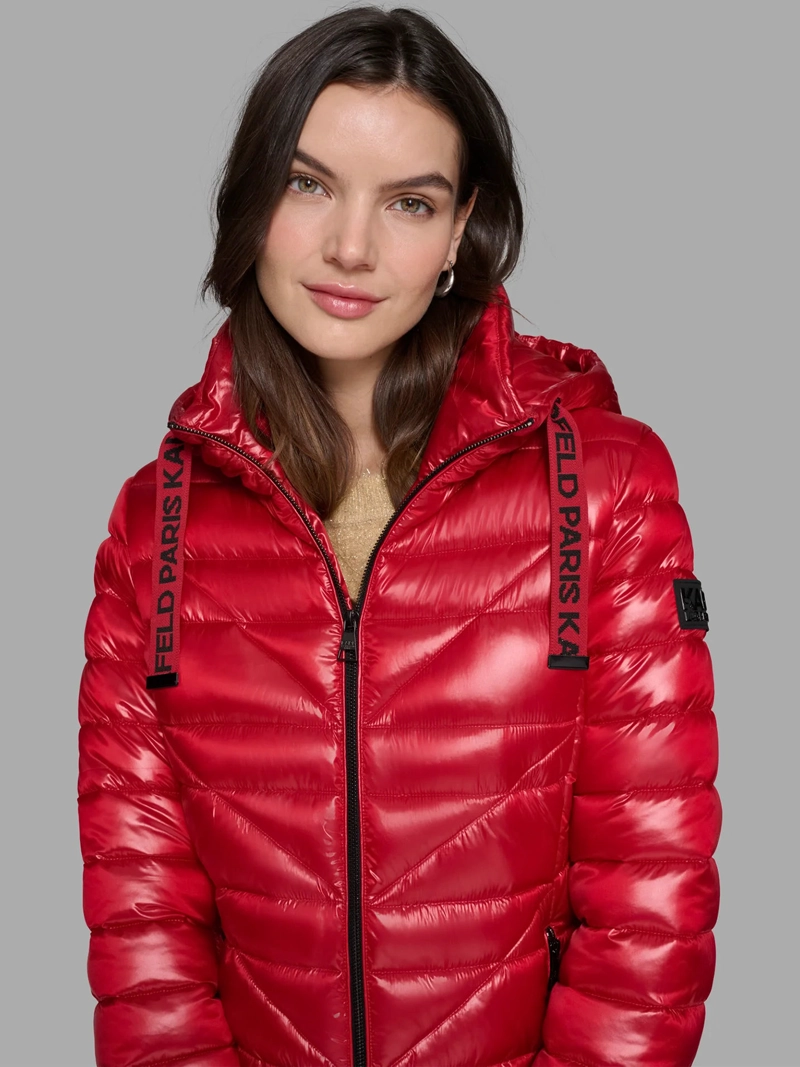 CHAQUETA LIGERA ACOLCHADA CON GORRO AJUSTABLE - 5