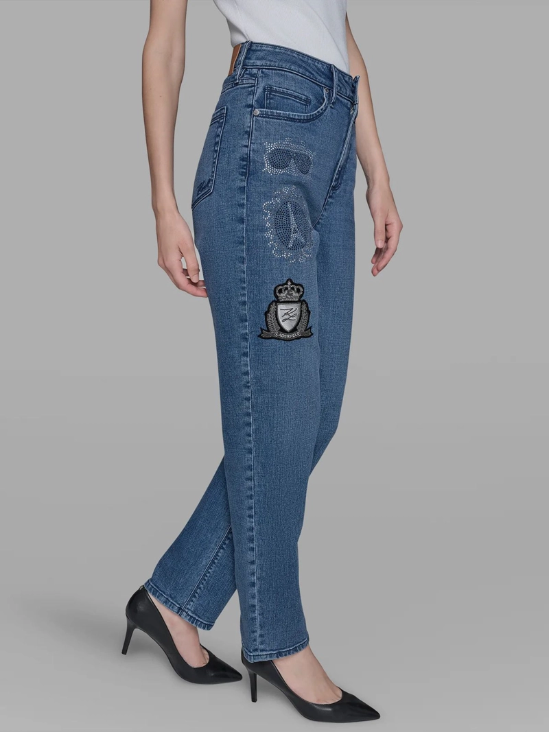 JEANS CON DISEÑO DE PARCHES - 4