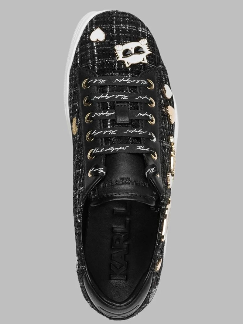 ZAPATILLAS CON ESTAMPADO Y PINES DISTINTIVOS DE KARL & CHOUPETTE - 3