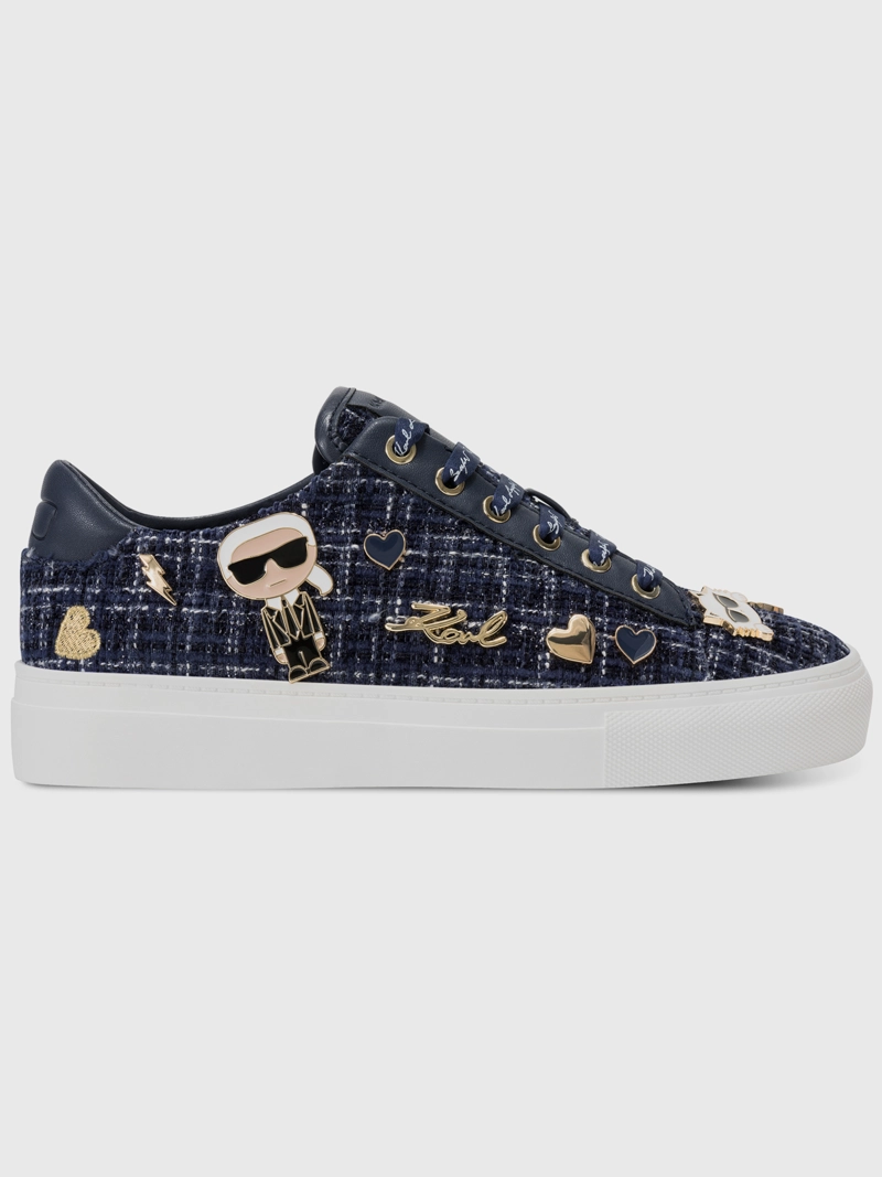 ZAPATILLAS CON ESTAMPADO Y PINES DISTINTIVOS DE KARL & CHOUPETTE - 5