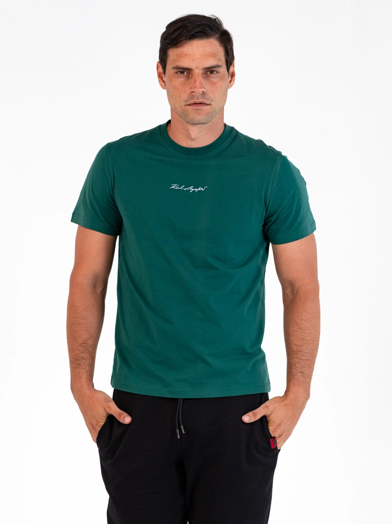 POLERA ESSENTIAL CON FIRMA BORDADA - 1