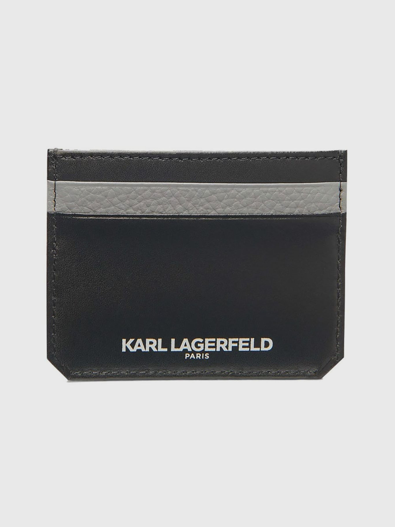 TARJETERO PLANO DE CUERO CON DISEÑO KARL - 2
