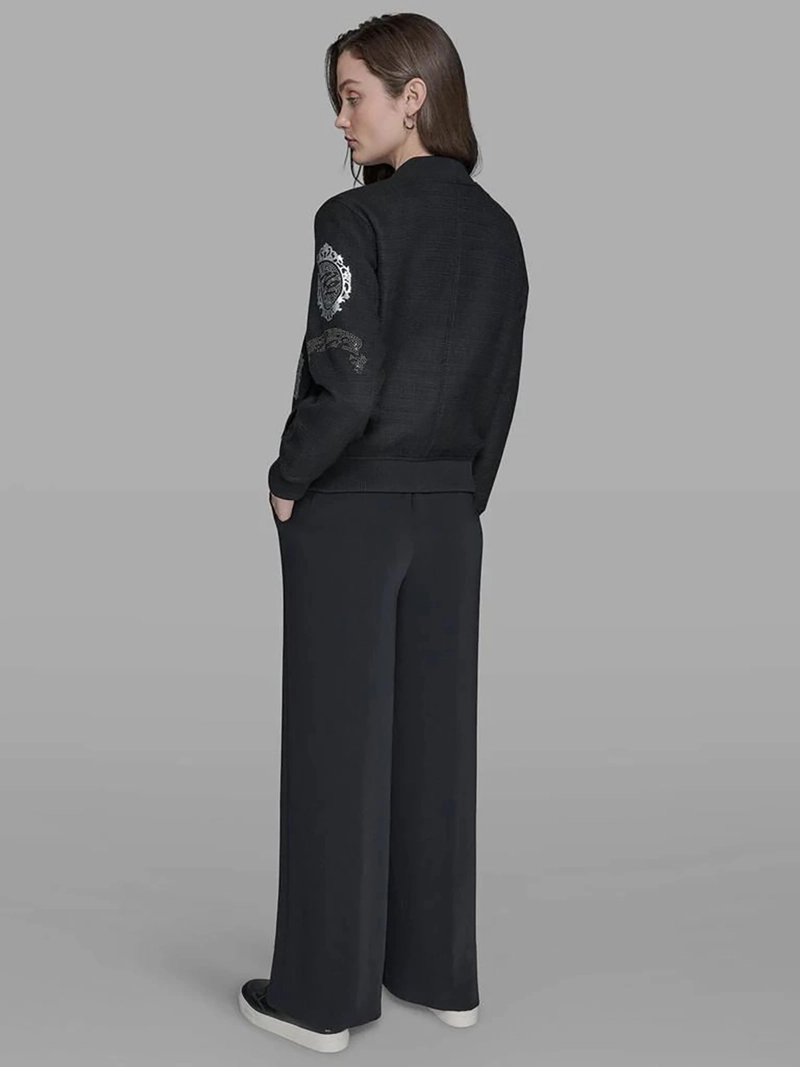 CHAQUETA BOMBER CON MOTIVOS KARL - 3