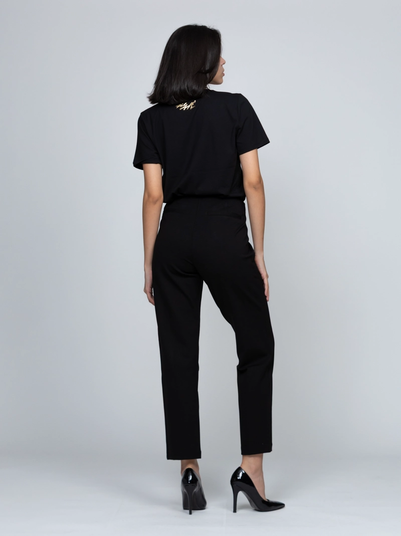 PANTALON CON DETALLE DE BOTONES DE CRISTAL - 3
