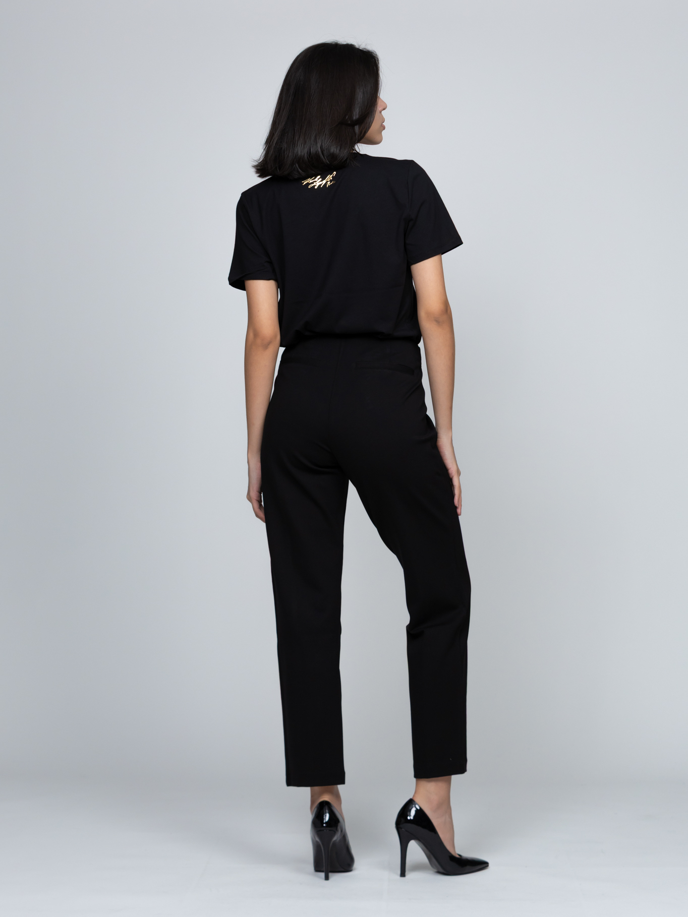 PANTALON CON DETALLE DE BOTONES DE CRISTAL - 3