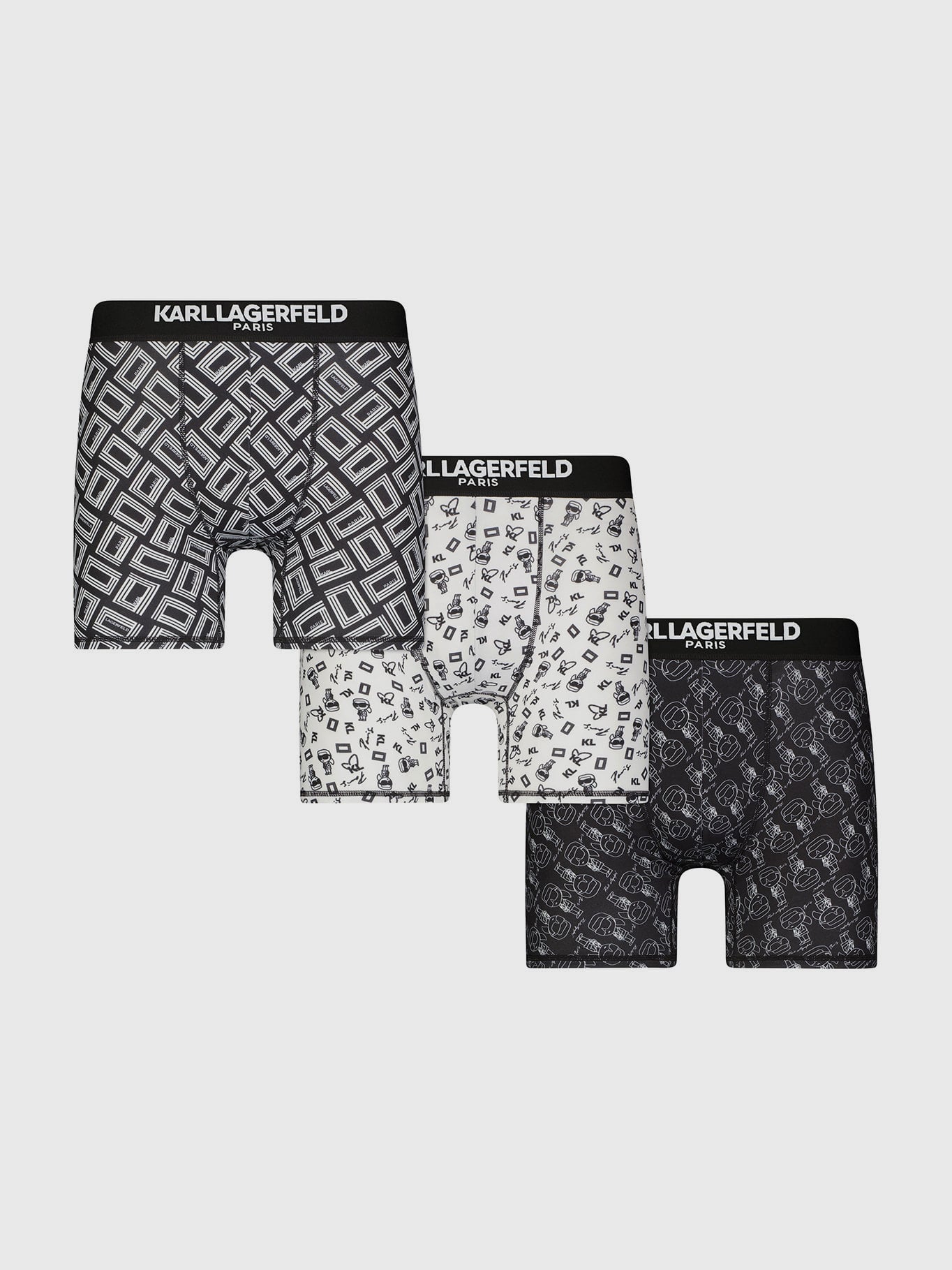 PACK DE 3 BOXERS ESTAMPADOS CON LOGOTIPO DISTINTIVO - 1