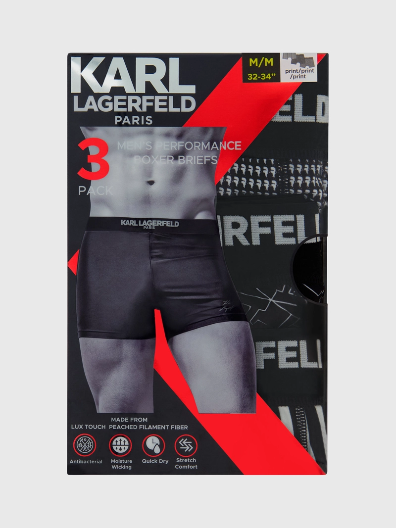 PACK DE 3 BOXERS ESTAMPADOS CON DISEÑOS GRAFICOS KARL HEAD - 5