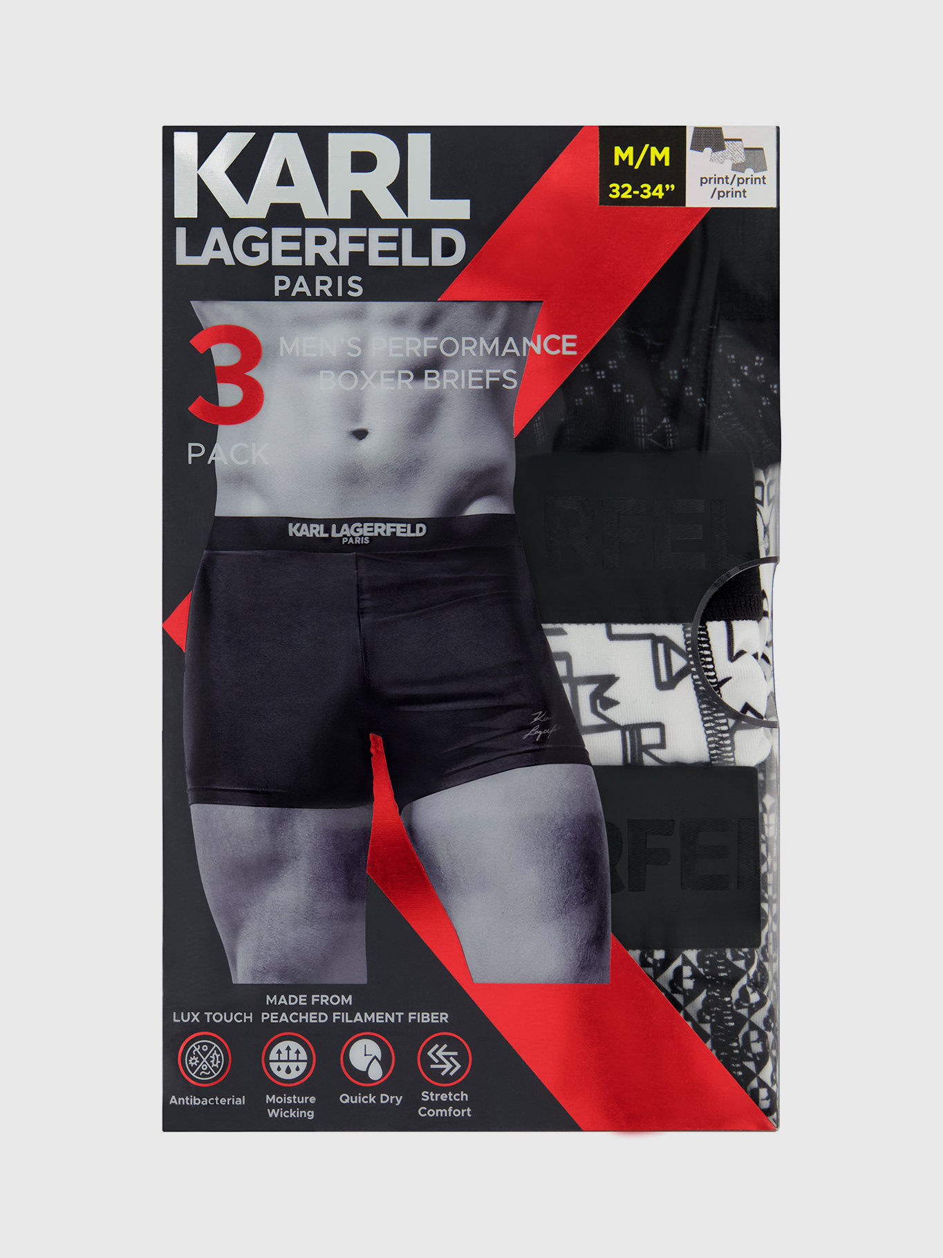 PACK DE 3 BOXERS CON ESTAMPADO MULTIPLE KL - 5