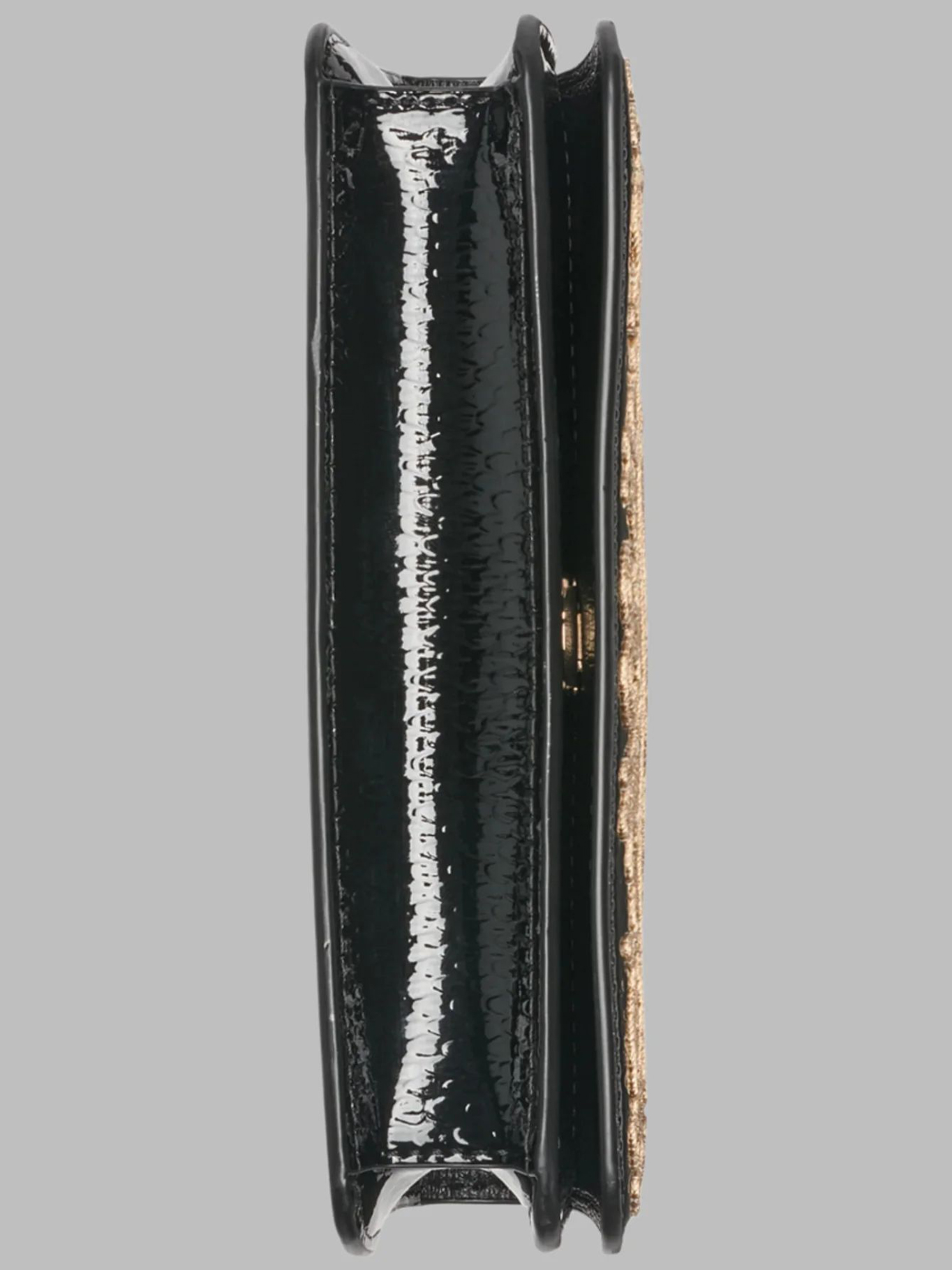 CARTERA DE HOMBRO CON LOGO BORDADO Y CADENA METALICA - 5