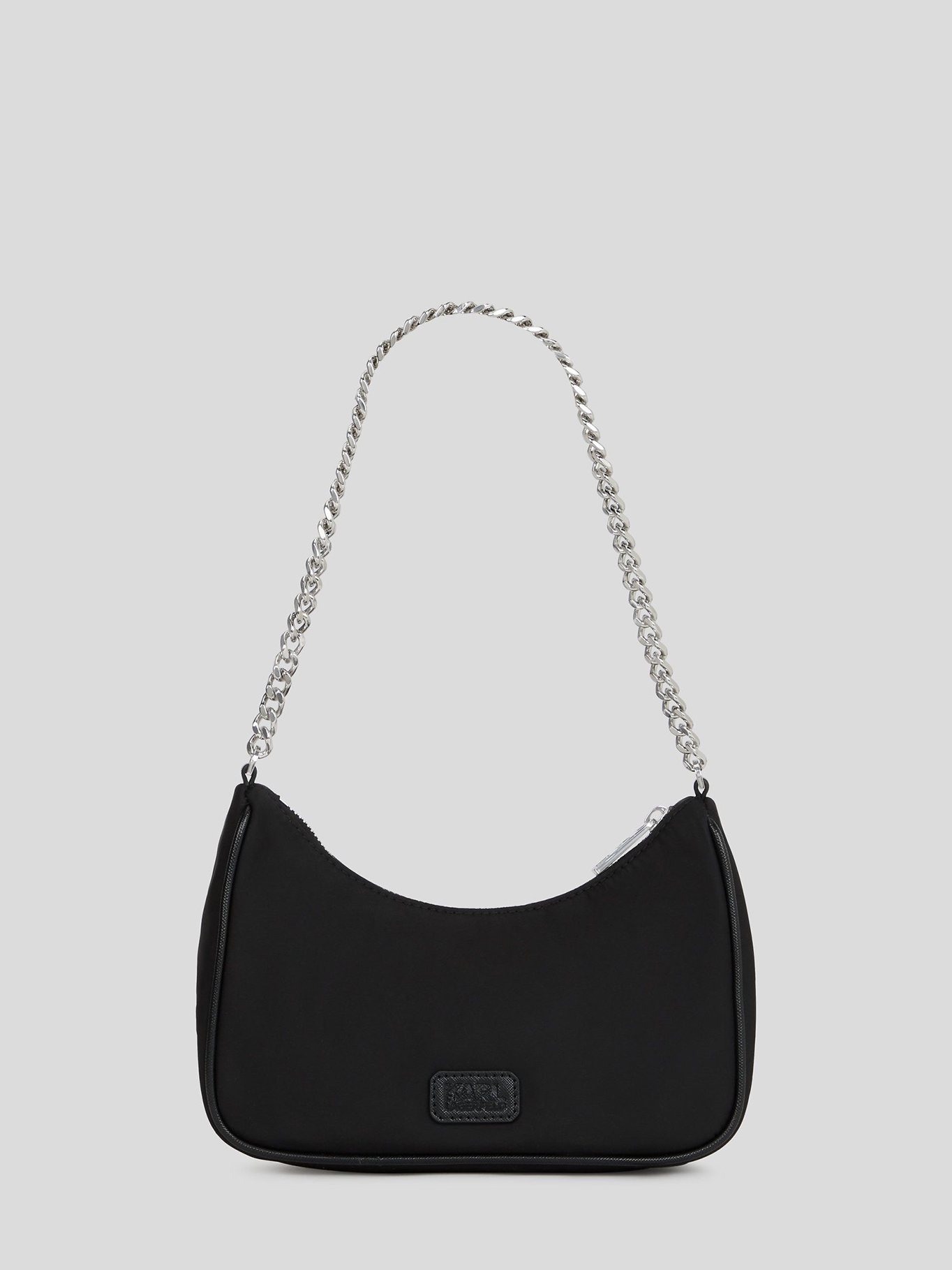CARTERA DE HOMBRO DE NAILON CON APLIQUE IKON - 2
