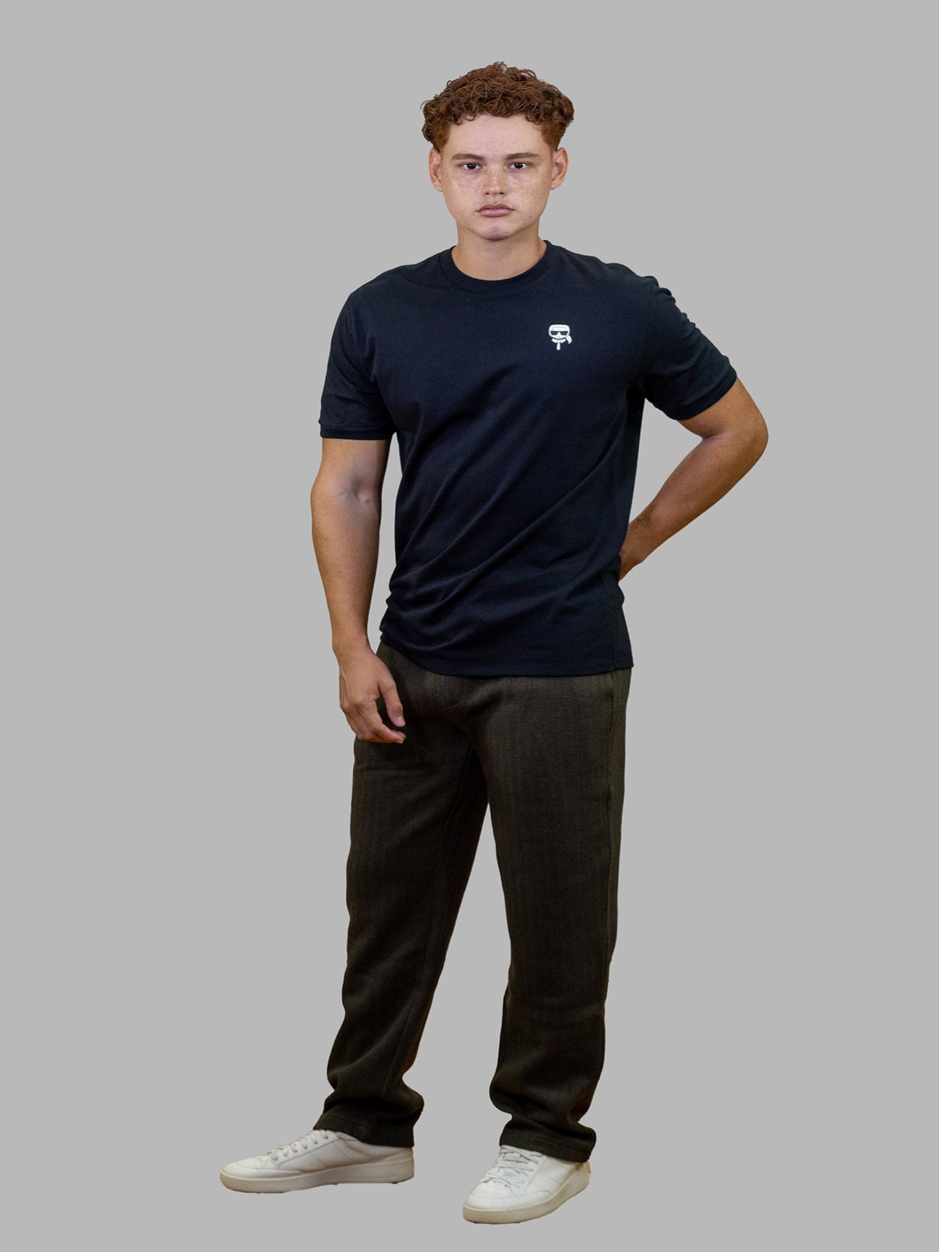 PANTALON DE PUNTO DE CORTE RELAJADO - 1