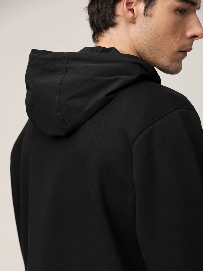 CHAQUETA BOMBER CON GORRO DE NAILON - 4